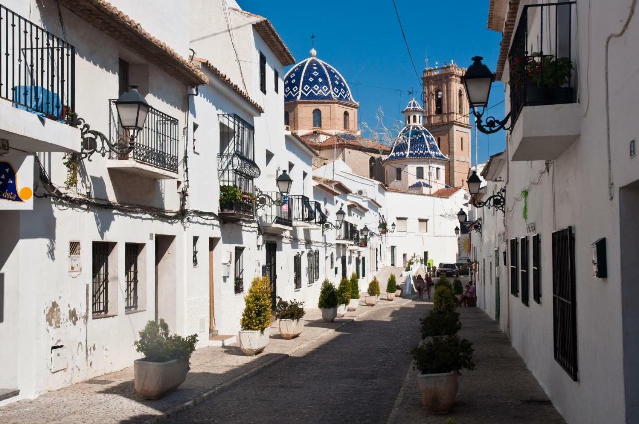 Bungalow Altea Junto Al Casco Antiguo, Piscina Y Barbacoa Eksteriør bilde